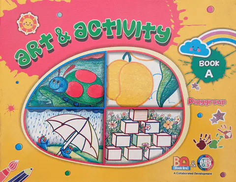 Art Activity Book A Playgroup Allied Schools textbook cover — official Allied School Playgroup curriculum book