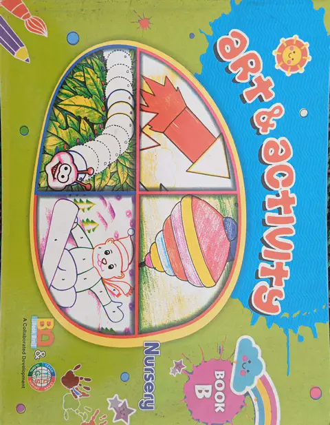 Art Activity Book B Nursery Allied Schools textbook cover — official Allied School Nursery curriculum book