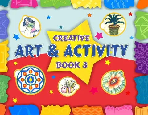 Creative Art And Activity Book For Grade 3 textbook cover — official Allied School Class 3 curriculum book
