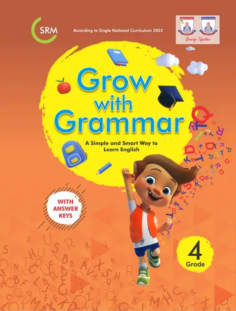 Buy Grow With Grammar For Grade 4 textbook cover — official Allied School Class 4 curriculum book