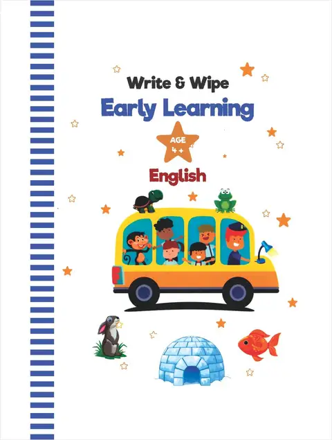 Write And Wipe English textbook cover — official Allied School Nursery curriculum book