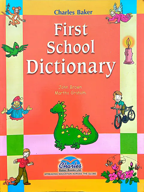 First School Dictionary Charles Baker textbook cover — official Allied School Dictionary curriculum book