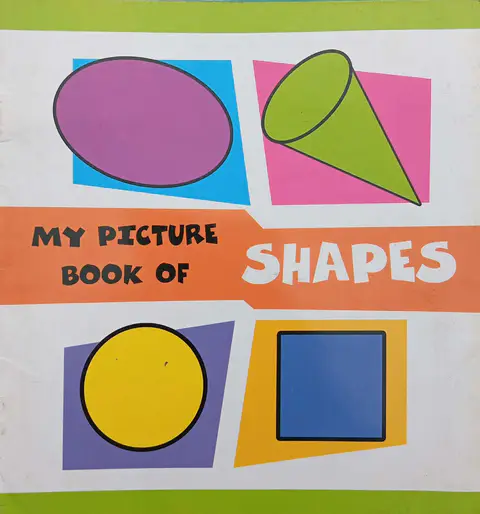 My Picture Book Of Shapes textbook cover — official Allied School Art & Crafts curriculum book