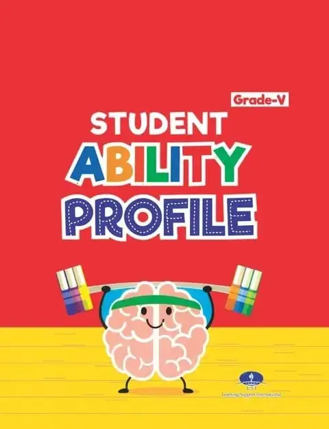 Student Ability Profile Report Card Grade 5 textbook cover — official Allied School Class 5 curriculum book