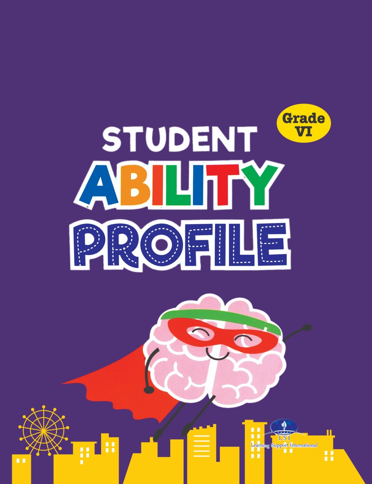 Student Ability Profile For Grade 6 textbook cover — official Allied School Class 6 curriculum book