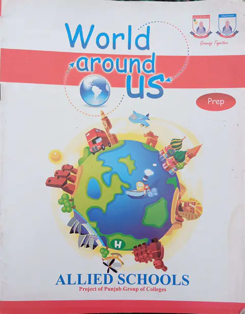 World Around Us For Prep Class textbook cover — official Allied School Prep Class curriculum book