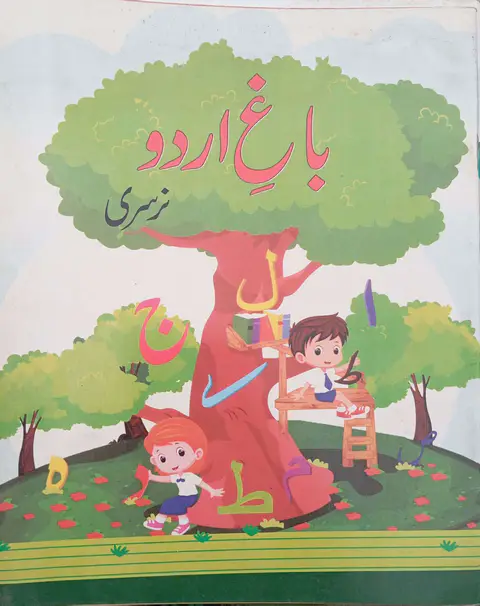 Bagh E Urdu Class Nursery Allied Schools textbook cover — official Allied School Nursery curriculum book