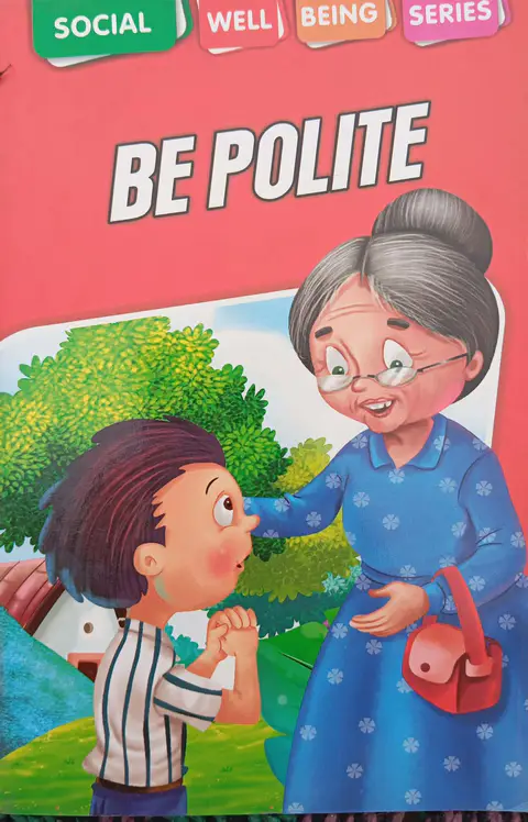 Be Polite Social Well Being Series textbook cover — official Allied School Children Stories curriculum book