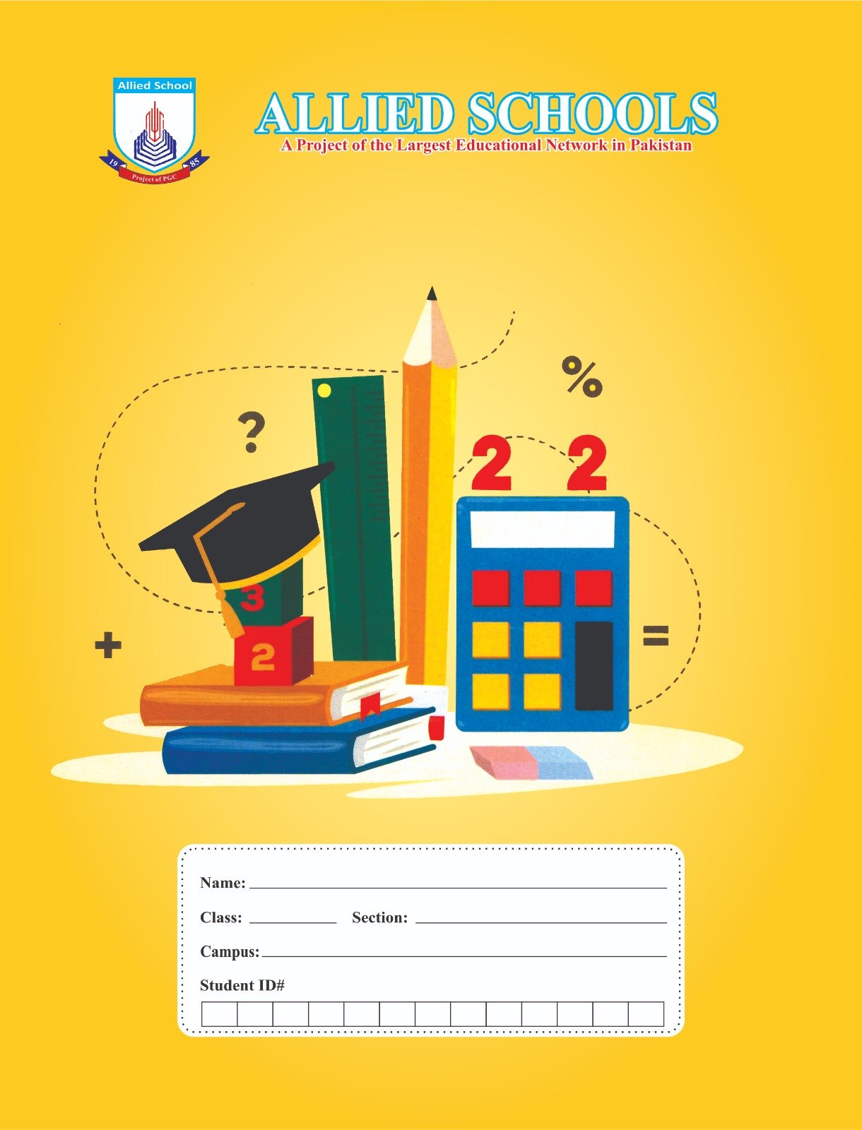 Buy Prep Class Math Small Block Copy Online Allied Schools textbook cover — official Allied School Copies & Stationery curriculum book