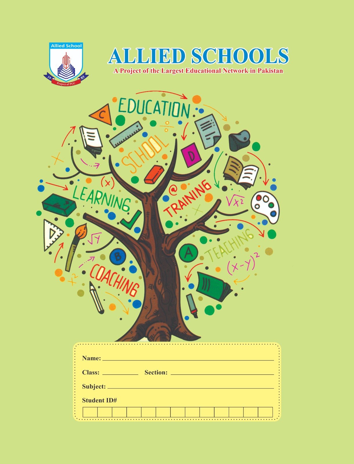 Buy Allied Schools Narrow Line Copy Online Alliedbooks Pk textbook cover — official Allied School Copies & Stationery curriculum book