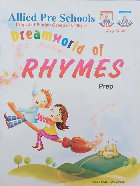 Dreamworld Of Rhymes Prep Allied Schools textbook cover — official Allied School Prep Class curriculum book