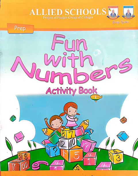 Fun With Numbers Activity Book Prep Allied Schools textbook cover — official Allied School Prep Class curriculum book