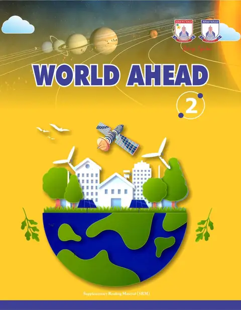 World Ahead Book For Class 2 textbook cover — official Allied School Class 2 curriculum book