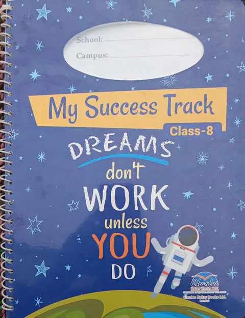 My Success Track Class 8 Student Diary textbook cover — official Allied School Class 8 curriculum book