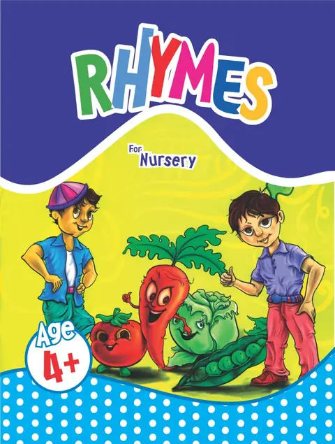 Rhymes For Nursery textbook cover — official Allied School Nursery curriculum book