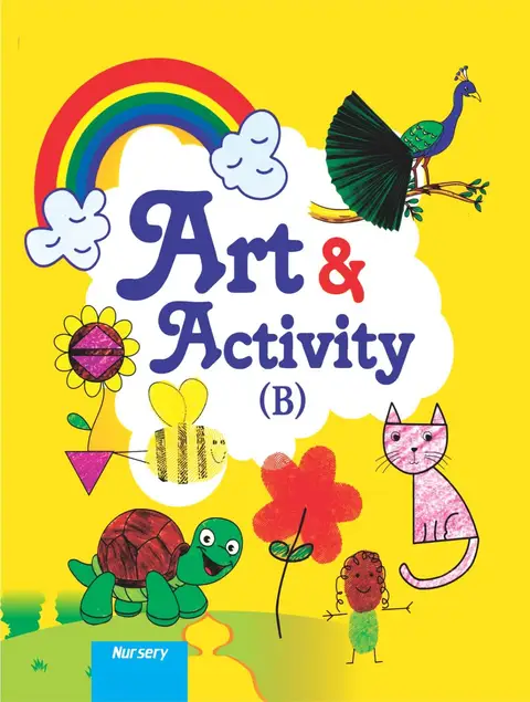 Art And Activity textbook cover — official Allied School Nursery curriculum book
