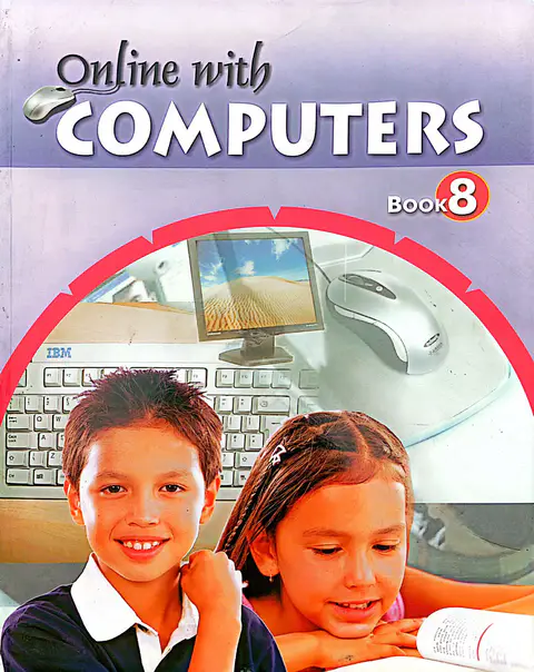 Online With Computers Book 8 Allied Schools textbook cover — official Allied School Class 8 curriculum book