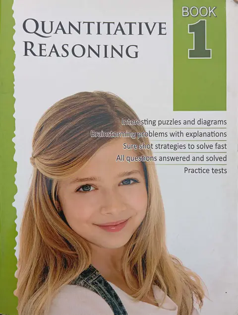 Quantitative Reasoning Book 1 textbook cover — official Allied School Maths curriculum book
